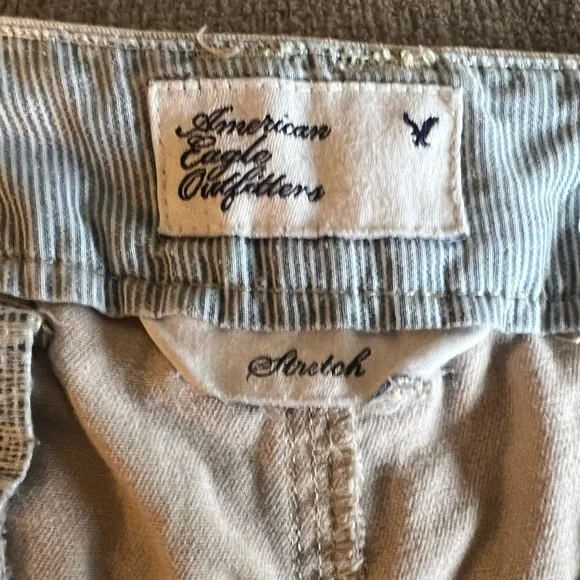 American Eagle Outfitters Size 12 Stretch Women’s Casual Tan Shorts - Picture 2 of 8